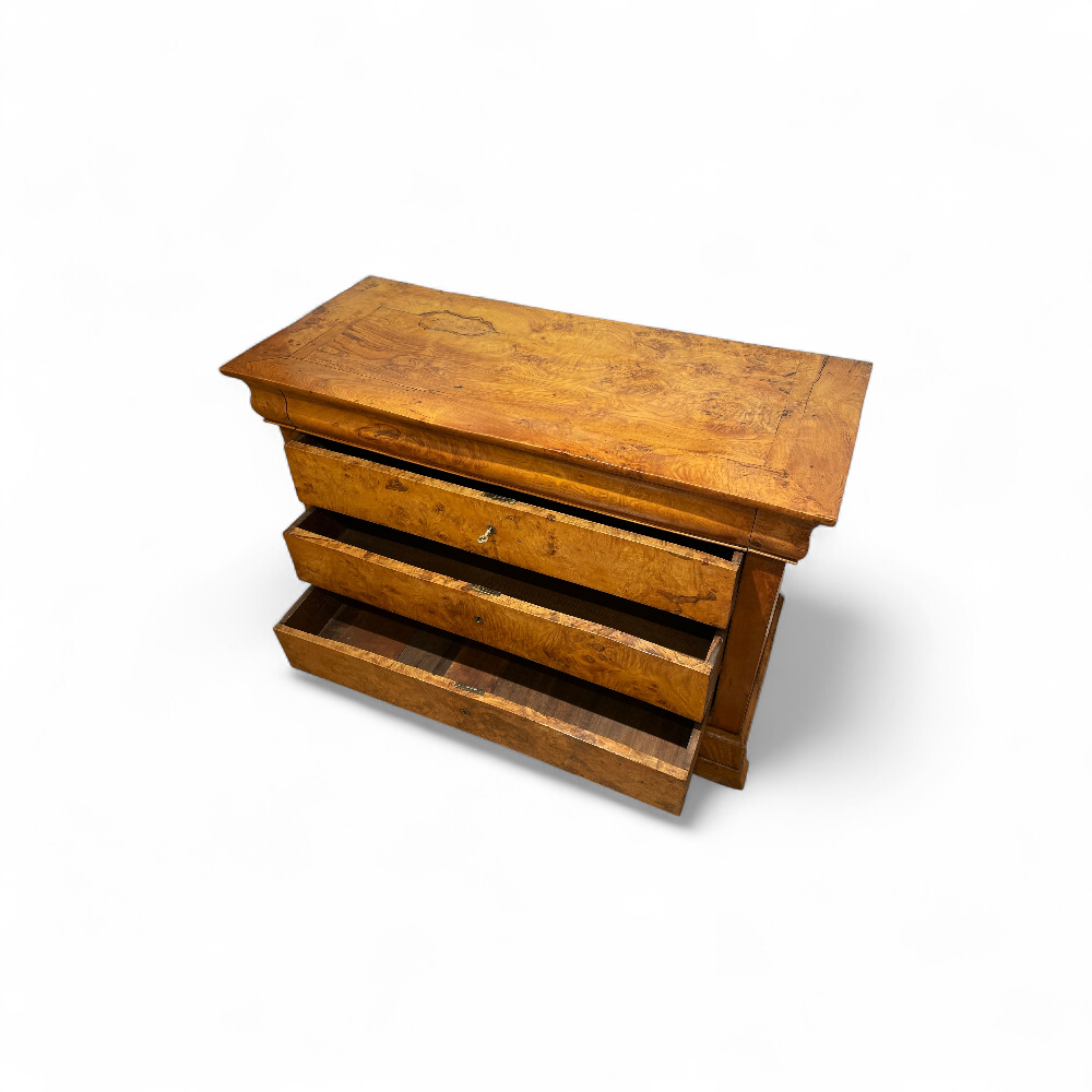 Charles X Commode, Elm, circa 1830
