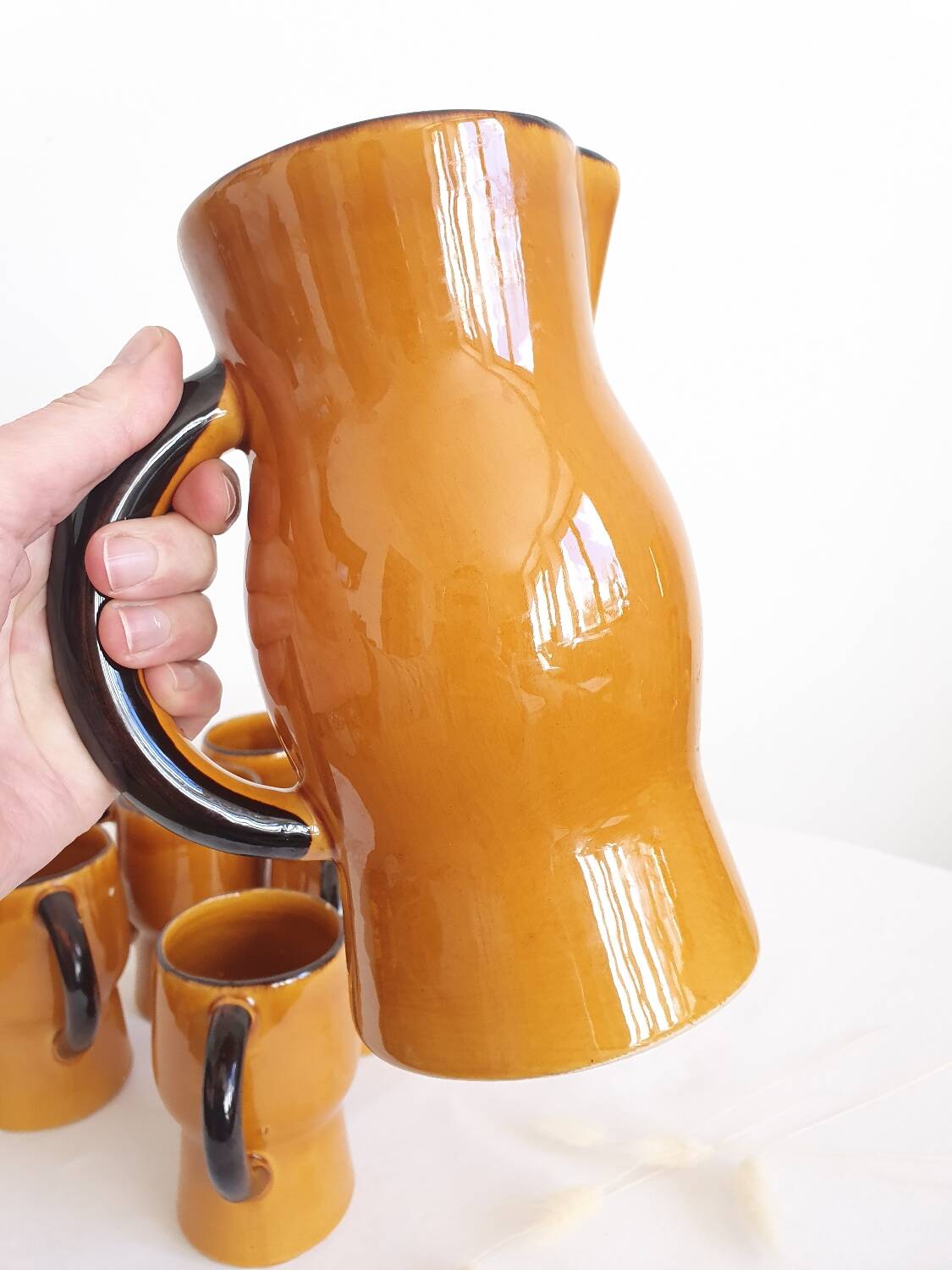 Vintage Vallauris ceramic service