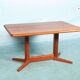 Danish design renovated dining table, sixties teak dining