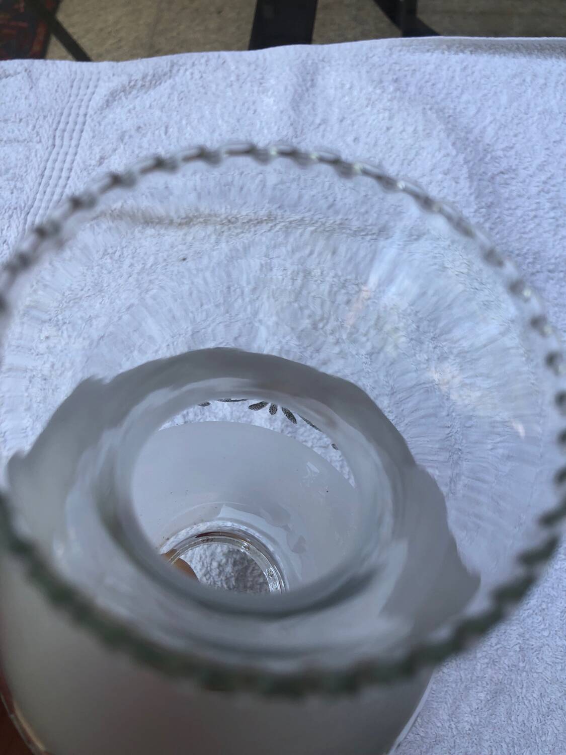 Lustre laiton vintage et ses apiques