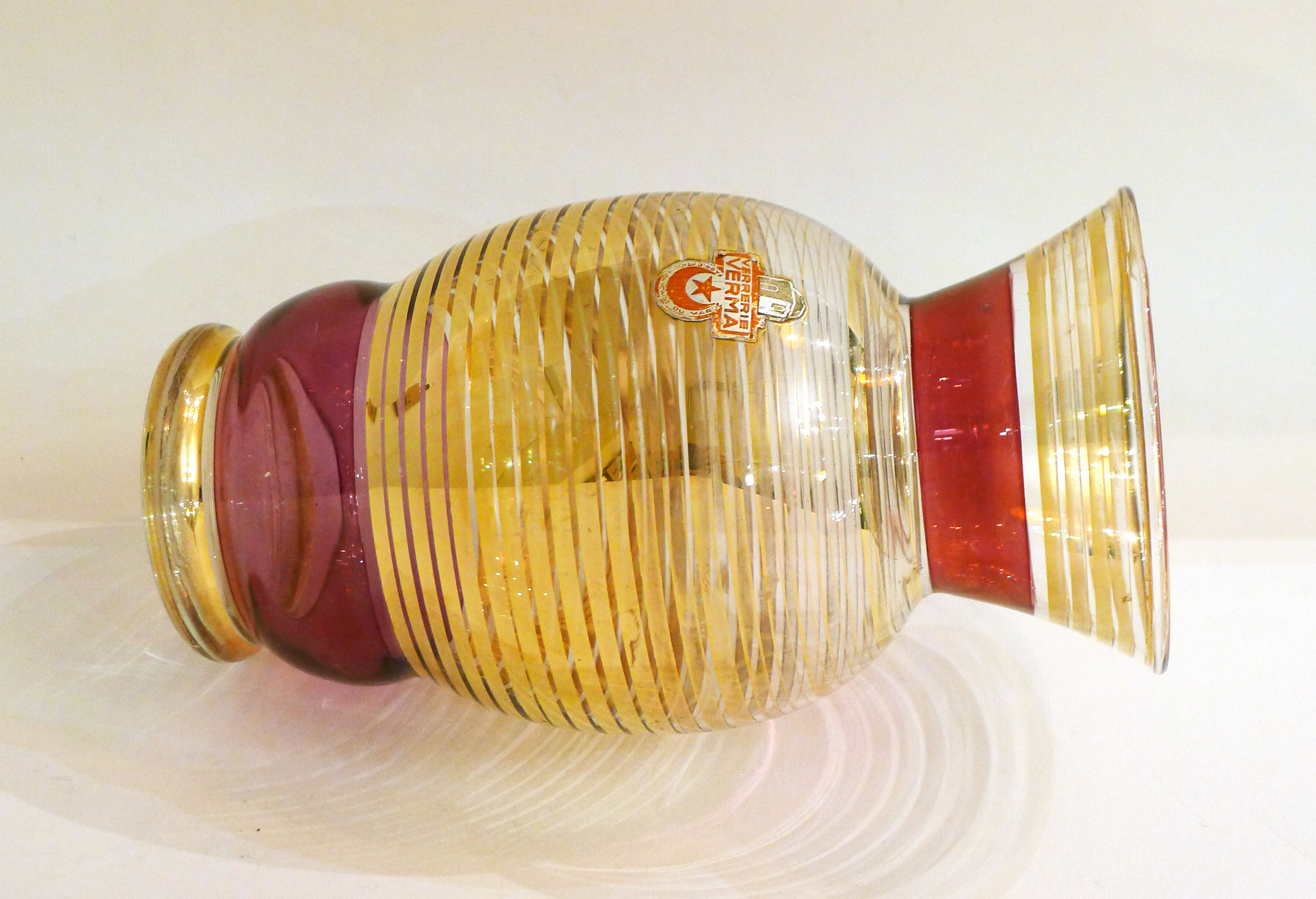 Golden verma vase 1950's