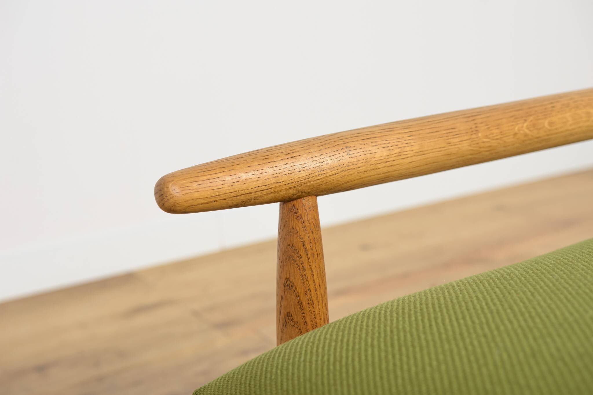Oak Model J 65  Stool  by Ejvind A. Johansson for FDB Møbler, Denmark, 1950s