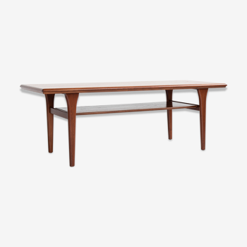 Midcentury danish coffee table in teak with 2 levels 1960