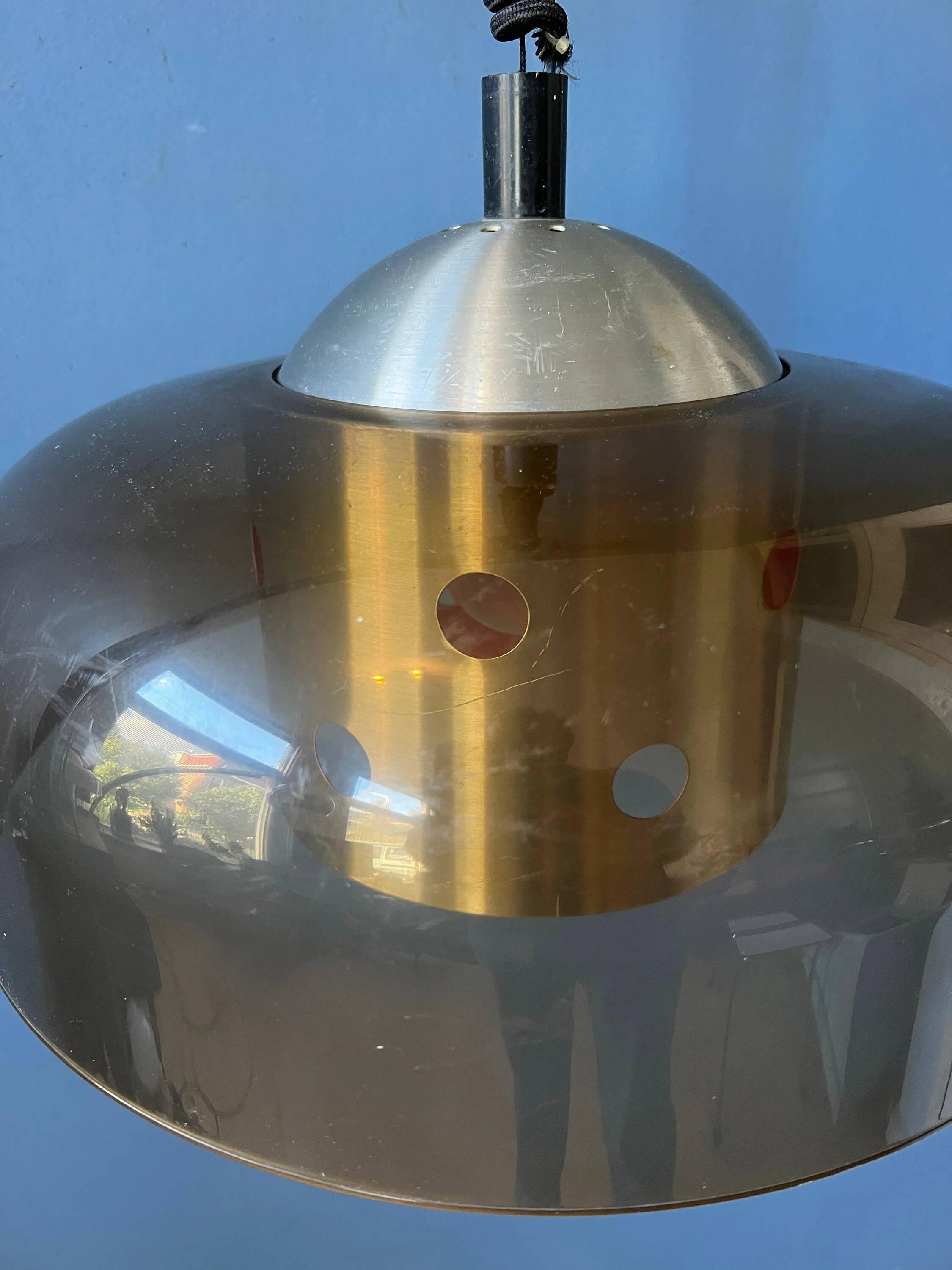 Suspension Mid-Century Herda Space Age / vintage suspended lamp from the 70s