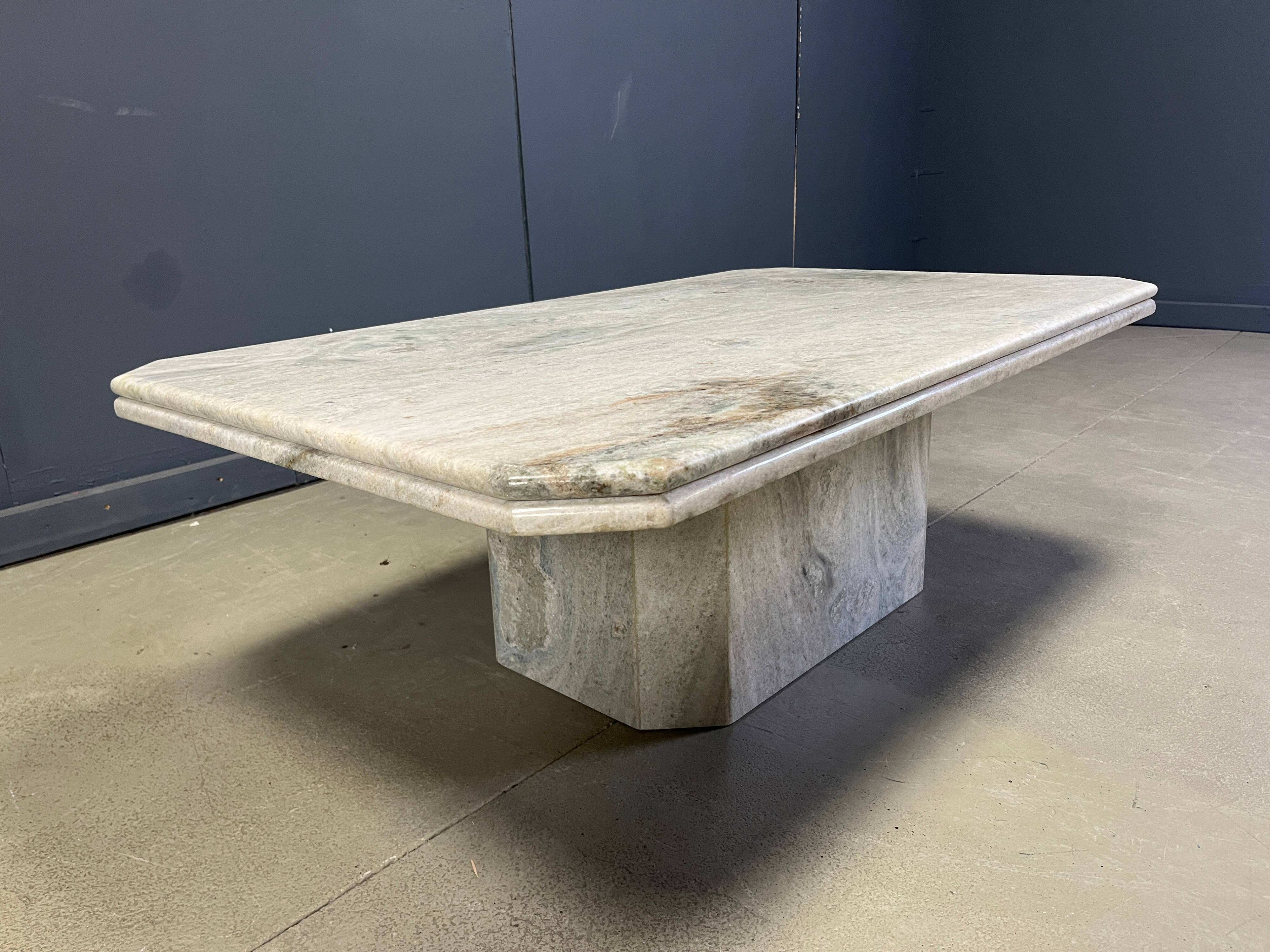 Vintage marble coffee table, 1970s - Italy