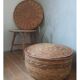 Plateau en osier vintage