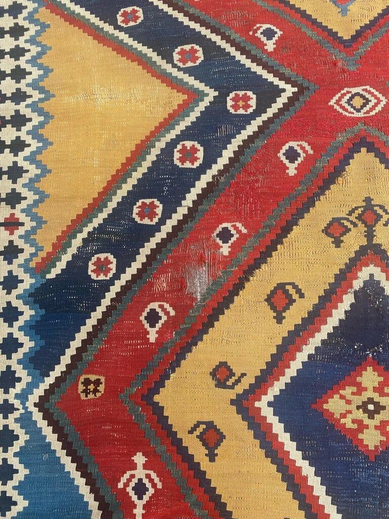 Kilim Qashqai ancient tribal 300x145 cm