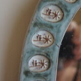 Ceramic mirror 17x23cm