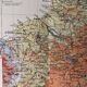 Ancicenne map of the paris basin paris from 1945