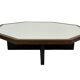Vintage coffee table octagon design 1970s wenge octagon