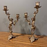 Antique candlesticks