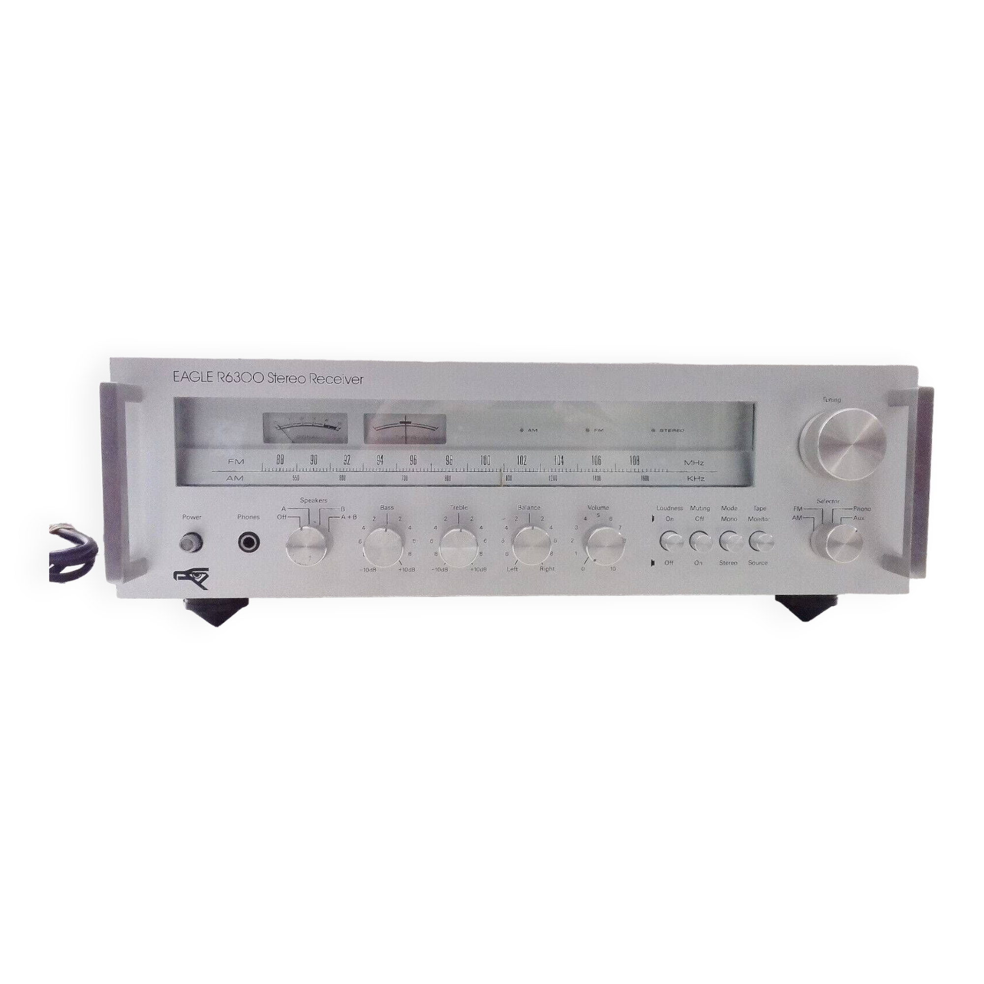 Amplifier/tuner stereo receiver vintage stereo "eagle r6300" amplifier rare