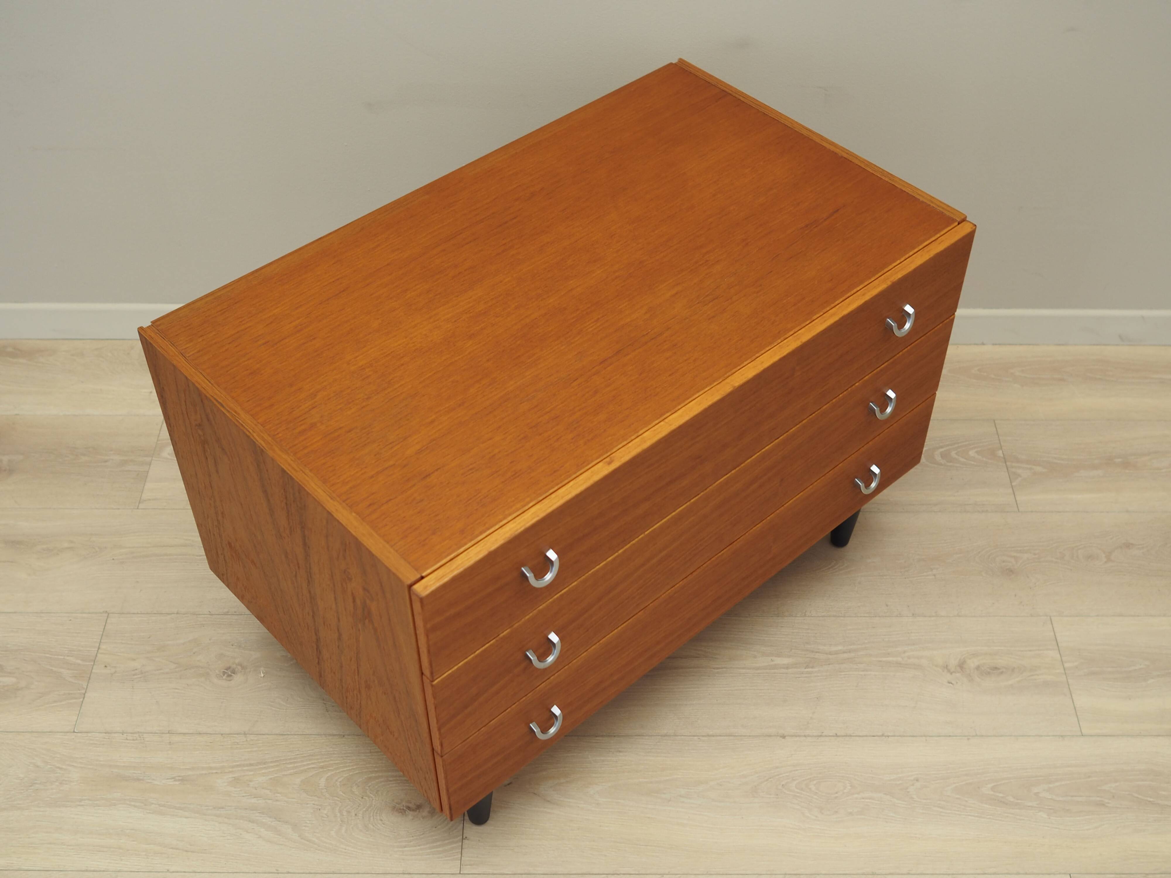 Teak chest of drawers, Scandinavian design, 1970s, manufacture: ÆJM Møbler
