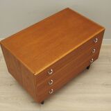 Teak chest of drawers, Scandinavian design, 1970s, manufacture: ÆJM Møbler