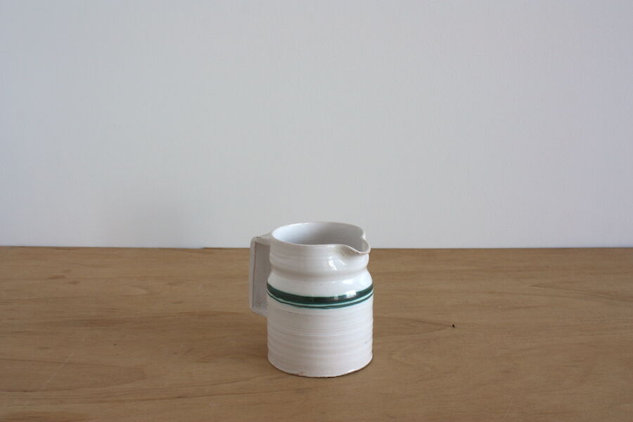 Vintage white pot
