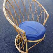 Living room for child rattan set