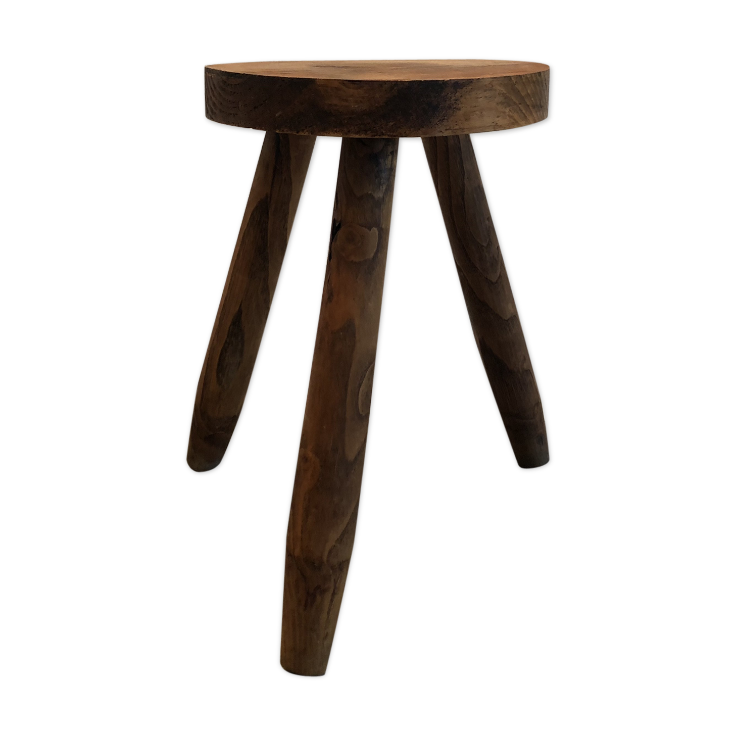 Vintage tripod farm stool