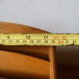 Honey wooden mail rack