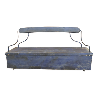 Banc coffre style calèche