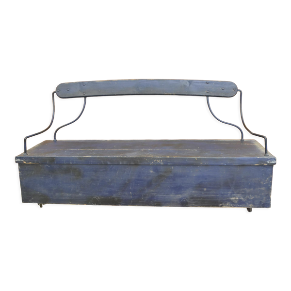 Banc coffre style calèche
