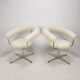 Ensemble de 2 fauteuils ronds, années 1970