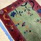 Antique chinese carpet art deco handmade 79cm x 134cm 1920s