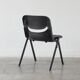 Fauteuil dorsal noir de G. Piretti & E. Ambas, Italie, années 1980