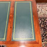 English Chesterfield Desk with Green Leather