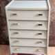 1940s green Luxembourg chest of drawers