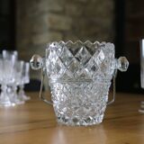 Vintage Glass Ice Bucket