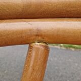 Set of 4 solid organic chairs