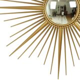 Large Vintage Sun Mirror Chaty Vallauris France 86cm