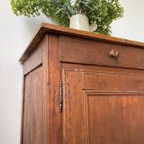 Jam cabinet, folk art furniture, oak, 19th century