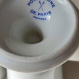 Matching mazagran and cup - paris porcelain