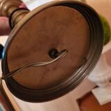 Vintage Brass Candle Holder Lamp - Candle Effect