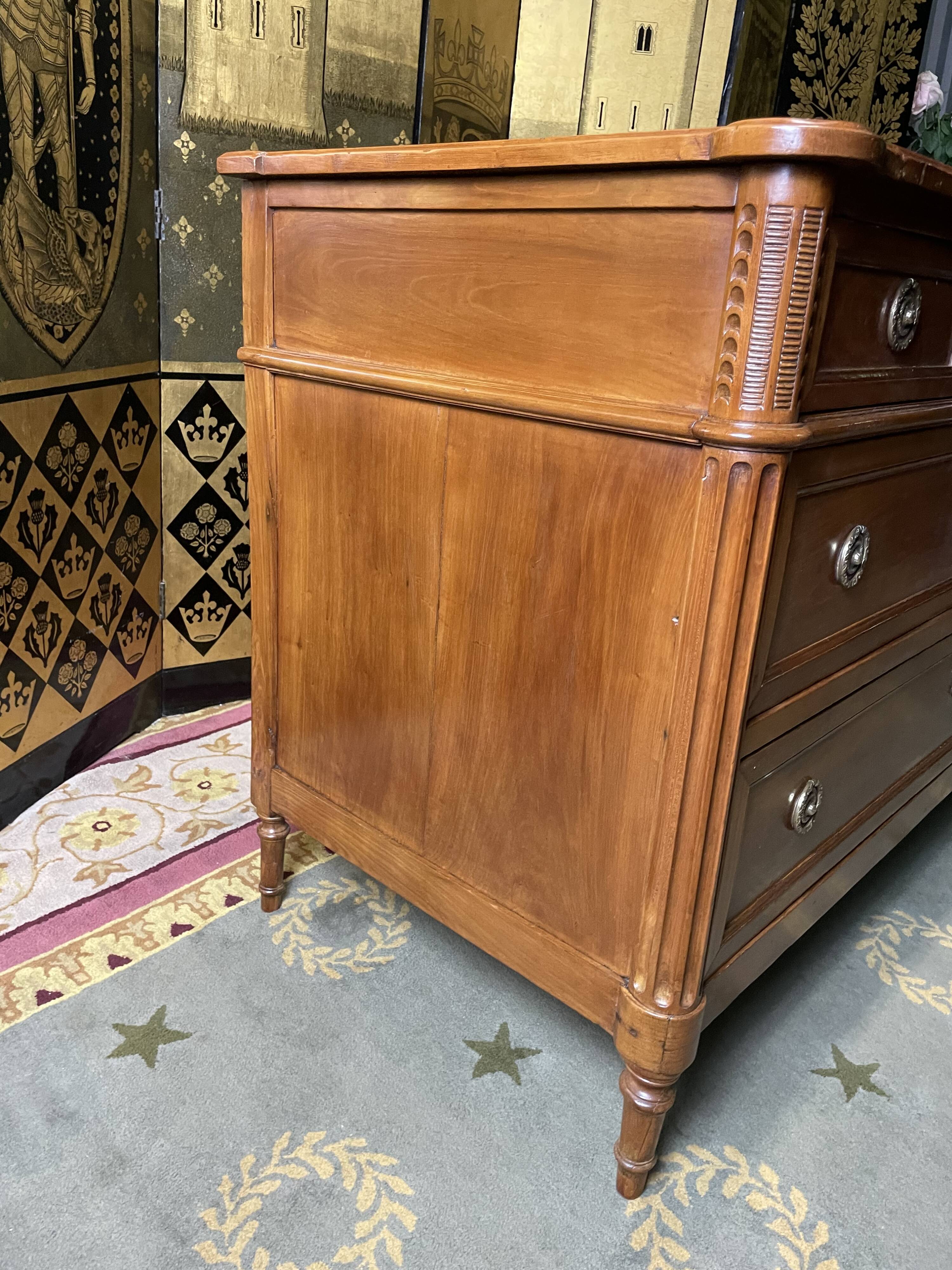 Restored Louis XVI period chest of drawers