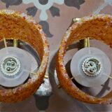 Vintage resin wall appliques