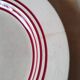 Old Gien earthenware plate