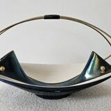 Suspended cup Verceram – Iridescent ceramic & brass – 1950s–60s