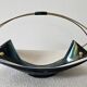 Suspended cup Verceram – Iridescent ceramic & brass – 1950s–60s