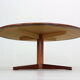 Mid century modern  round rosewood coffee table, 1960s denmark