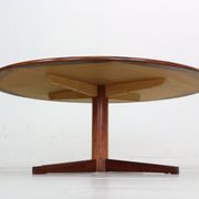Mid century modern  round rosewood coffee table, 1960s denmark