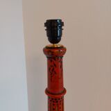 Lampadaire Art Déco en bois peint
