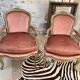 Paire de fauteuils cabriolet Louis XV