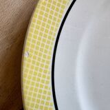 Set of 6 vintage dessert plates, Menton model by Salins