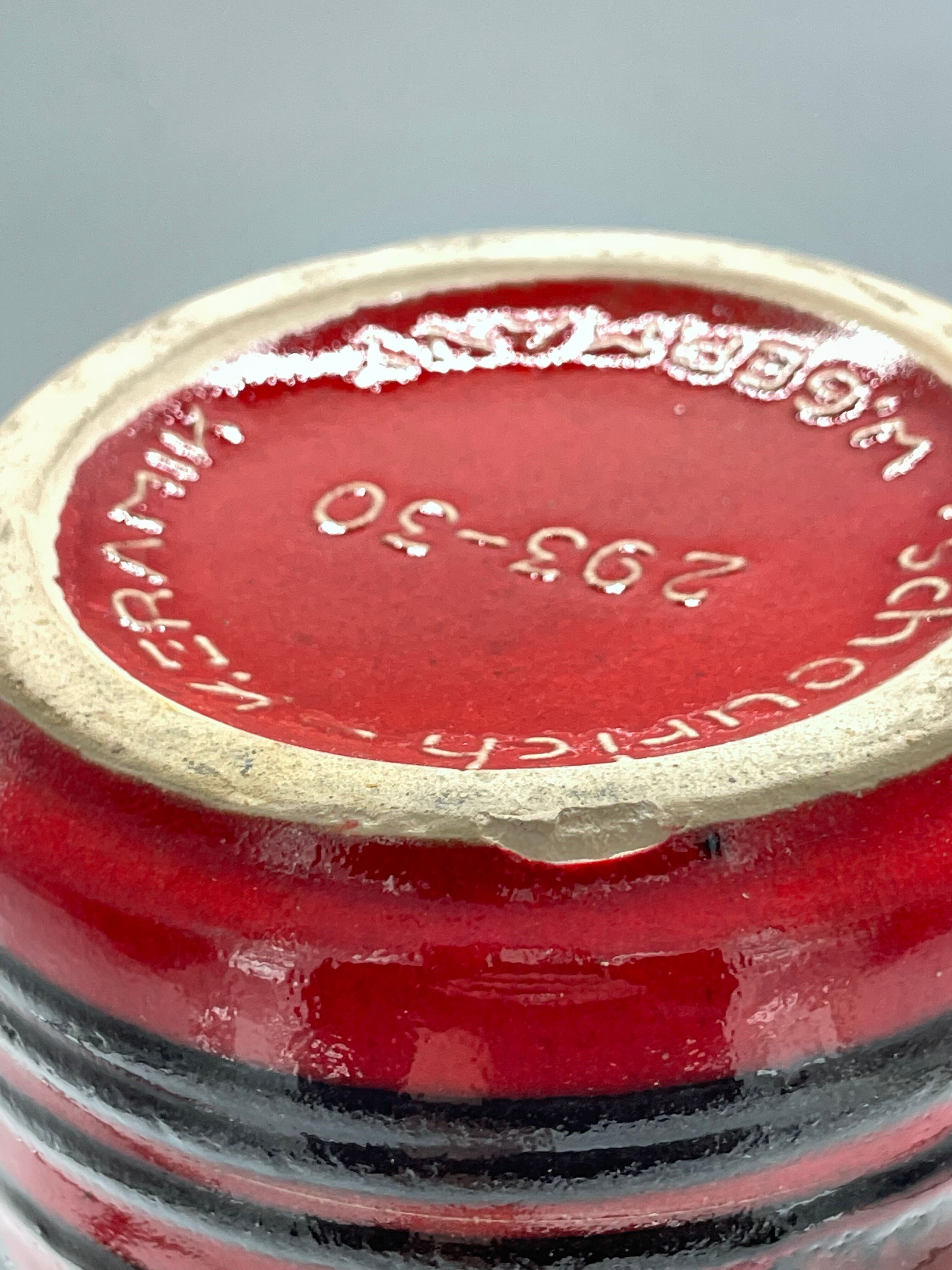 Vase vintage en céramique Scheurich Keramik