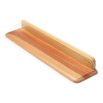 Pine wood bathroom shelf, 70s