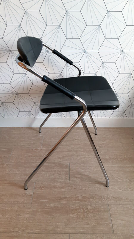 “Rugby” model armchair, Gilbert Steiner design, 1960s