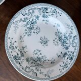 Gien Fleurette Plates x6 – antique floral decoration