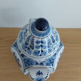 Delft earthenware covered vase